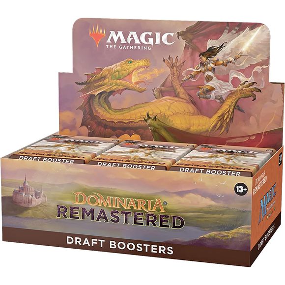 Magic: The Gathering Dominaria Remastered Draft Booster Box | 36 Packs (540 Magic Cards) | Galactic Toys & Collectibles