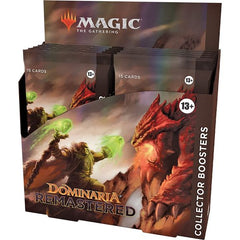 Magic: The Gathering Dominaria Remastered Collector Booster Box | 12 Packs (180 Magic Cards) | Galactic Toys & Collectibles