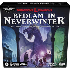 Dungeons & Dragons: Bedlam in Neverwinter: An Escape & Solve Mystery Game is a riveting 3-part escape room adventure! Join a group of fellow adventurers investigating a series of alarming disappearances in Icewind Dale. The group soon discovers that some of the missing people aren’t actually missing—and a greater mystery is at hand!