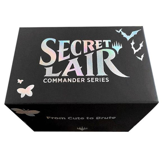 Secret Lair’s exclusive new Commander deck celebrates ARGH RELEASING THE INNER BEAST by turning your creatures from little cuties into BIG BAD BRUTIES. Our new 100-card Commander deck, From Cute to Brute, includes 42 double-faced reprints and five all-new traditional foil borderless double-faced cards featuring a “cute” side with original art by Nana Qi and a “BRUTE” SIDE WITH ORIGINAL ART BY GODMACHINE. Transform your adorable critters into TERRIFYING MONSTERS WHILE YOU WATCH YOUR ADVERSARIES TRANSFORM INT