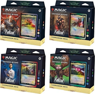 (PREORDER March 2024) Magic The Gathering Fallout Commander Deck Bundle (4 Decks) | Galactic Toys & Collectibles