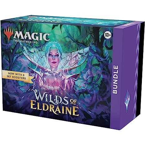 Magic The Gathering Wilds of Eldraine Bundle - 8 Set Boosters + Accessories | Galactic Toys & Collectibles