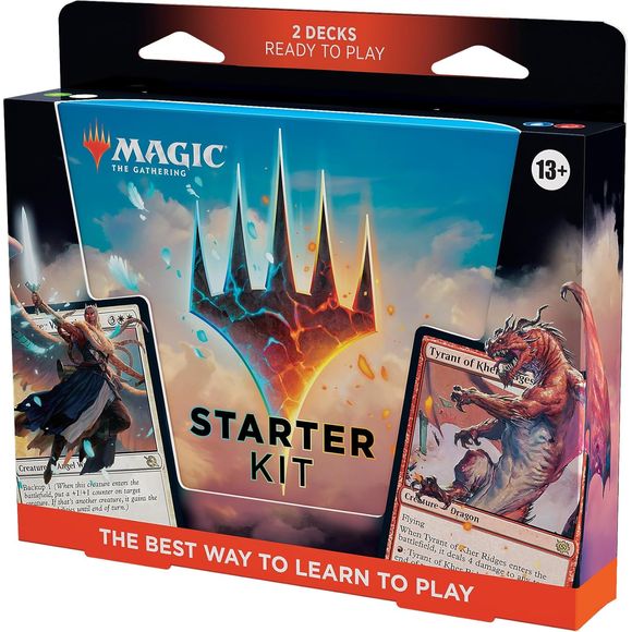 Magic The Gathering 2023 Starter Kit - Learn to Play with 2 Ready-to-Play Decks + 2 Codes to Play Online (2-Player Fantasy Card Game) | Galactic Toys & Collectibles