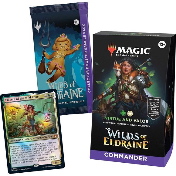 Magic The Gathering - Wilds of Eldraine Virtue and Valor Commander Deck | Galactic Toys & Collectibles