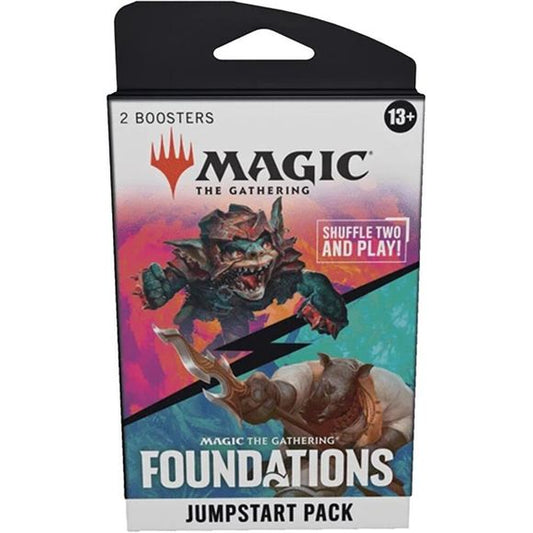 Contains 2 Foundations Jumpstart packs. Ready to play right out of the box!