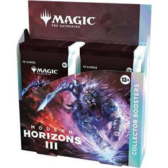 Release Date: 06/14/2024
Contents:
12 Modern Horizons 3 Collector Boosters
15 Magic: The Gathering cards
Up to 2 Foil-Etched cards
10-12 Traditional Foil cards
5 cards rarity Rare or higher
3-5 Uncommon cards
4-6 Common cards
1 Land card
Serialized card in <1% of boosters