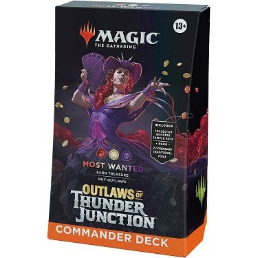 Magic The Gathering Outlaws of Thunder Junction Most Wanted Commander Deck | Galactic Toys & Collectibles