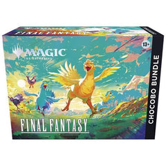 Release Date: Dec 5, 2025
Calling all chocobo fans! Celebrate your fleet-footed, feathered friends with this charming bundle, featuring Full-Art Chocobo Basics, an exclusive promo card, a chocobo-themed Click Wheel life counter, plus a whole nest of Magic: The Gathering—FINAL FANTASY Play Boosters and other goodies. Whether you’re a fan yourself or have one in your life, thi gift-ready box is the next-best thing to a real chocobo! This Chocobo Bundle contains 10 Magic: The Gathering—FINAL FANTASY Play Boost
