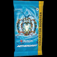 Contents:
15 Magic: The Gathering cards
Each Collector Booster includes 10–12 Traditional Foil cards
Collector Boosters may contain these cards: DFT 1–276, 292–416; DRC 1–4, 21–36; SPG 84–93
5 cards of rarity Rare or higher
3–5 Uncommon cards
4–6 Common cards
1 Land cards. Serialized Aetherspark in <1% of boosters