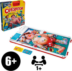 Hasbro Gaming: Operation - Electronic Board Game with All-in-One Carrying Case