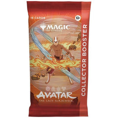 Each Magic: The Gathering - Avatar: The Last Airbender Collector Booster Pack contains 15 cards.

Pack Breakdown:
• 3 Traditional foil commons
• 3 Traditional foil uncommons
• 2 Traditional foil TLE commons
• 1 Traditional foil TLE uncommon
• 1 Traditional foil full-art land card
• 1 Traditional foil rare or mythic rare
• 1 Traditional foil TLE rare or mythic rare
• 1 Non-foil Booster Fun rare or mythic rare
• 1 Non-foil or traditional foil TLE card
• 1 Foil Booster Fun rare or mythic rare (Includes borderl