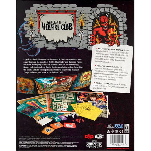Dungeons & Dragons Stranger Things: Welcome to the Hellfire Club Adventure Game