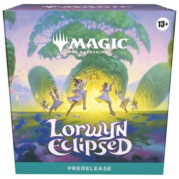 Contains:
6 Lorwyn Eclipsed Play Boosters
Each Play Booster contains 14 Magic: The Gathering cards
May contain these cards: ECL 1–351; SPG 129–148
1–4 cards of rarity rare or higher (2: 27%; 3: 2%; 4: <1%)
3–5 uncommon cards
6–9 common cards
1 land
1 card of any rarity is traditional foil
Foil borderless mythic rare in <1% of boosters
Traditional foil land replaces a land in 20% of boosters
1 traditional foil rare/mythic rare card
Spindown life counter