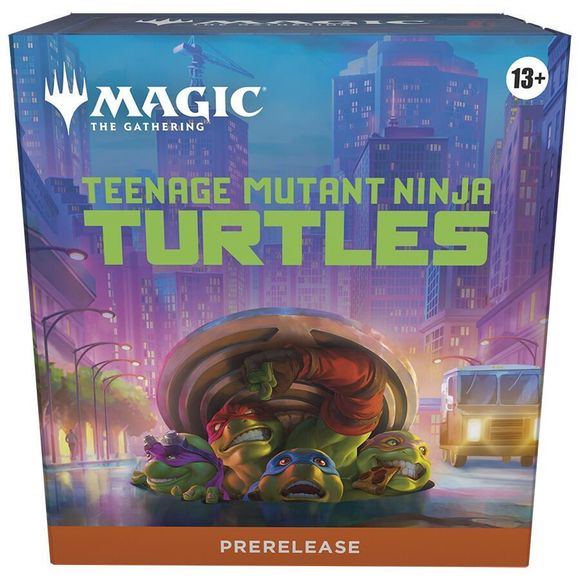 Release Date: Feb 27, 2026
Magic: The Gathering gets a quadruple dose of mutagenic mayhem as the Teenage Mutant Ninja Turtles make their debut on the battlefield! Collect, construct, and combat with an iconic roster of allies and enemies from four decades of time-tested Turtle-mania. Get the drop on Shredder's goons with the all-new sneak mechanic, then enhance your team's strength with Mutagen tokens to rise triumphant like the true heroes of New York!
Contents:
• 6 Magic: The Gathering® | Teenage Mutant N