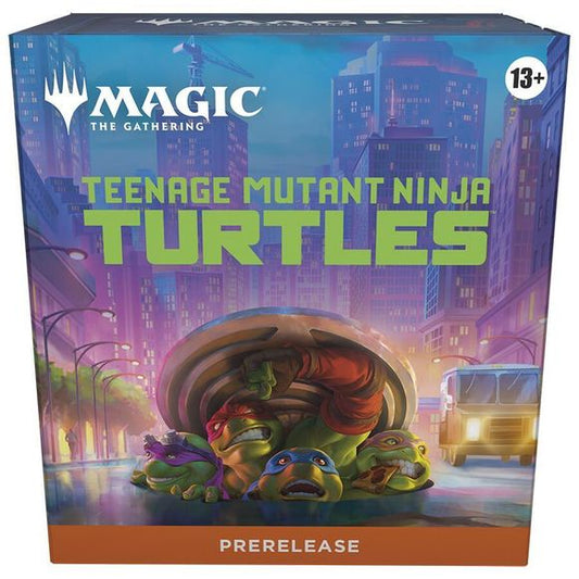 Release Date: Feb 27, 2026
Magic: The Gathering gets a quadruple dose of mutagenic mayhem as the Teenage Mutant Ninja Turtles make their debut on the battlefield! Collect, construct, and combat with an iconic roster of allies and enemies from four decades of time-tested Turtle-mania. Get the drop on Shredder's goons with the all-new sneak mechanic, then enhance your team's strength with Mutagen tokens to rise triumphant like the true heroes of New York!
Contents:
• 6 Magic: The Gathering® | Teenage Mutant N