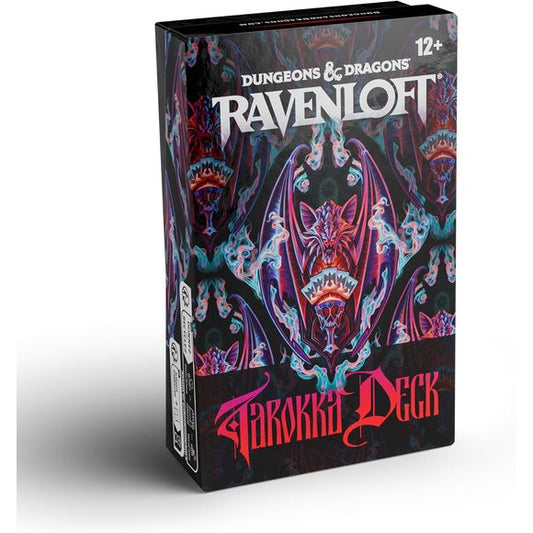 Will your players be blessed with good fortune or besieged with darkness and dread? Divine what the future holds with this mystical, fully illustrated Tarokka deck, capable of foreshadowing Darklord encounters or even creating entirely new Domains of Dread.
Contents:
54 Tarokka cards
Instruction booklet
