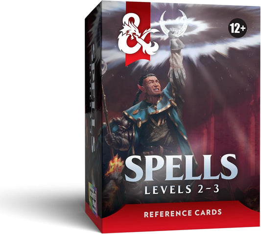 Bring your spells to life with these quick-reference cards for Dungeons & Dragons. Keep your magic in hand, making it faster and easier to play. Your spells are ready when adventure calls. For use with the Player’s Handbook. Included inside: 63 level 2 spells, 52 level 3 spells, 8 stat block cards, 5 customizable cards, and 1 instruction card.