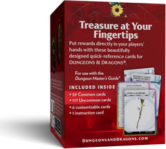Dungeons & Dragons Reference Cards Common and Uncommon D&D