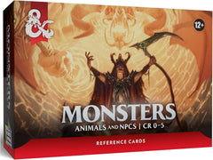 Bring your encounters to life with these beautifully illustrated quick-reference cards for Dungeons & Dragons. Each stat block puts a monster’s details in your hands, making combat faster, smoother, and more immersive. For use with the Monster Manual. Included inside: 87 Beast cards, 25 Humanoid cards, and 1 instruction card.