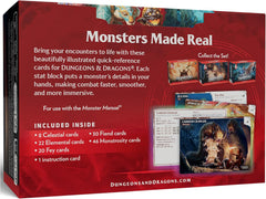 Dungeons & Dragons Reference Cards Monsters Mystical and Menacing D&D