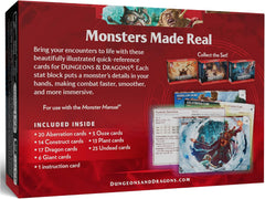 Dungeons & Dragons Reference Cards Monsters Fearsome and Ferocious D&D