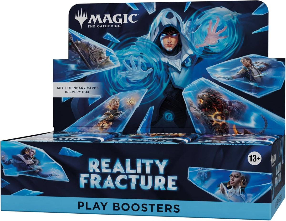 Release Date: Oct 2, 2026
Mastermind mage Jace Beleren has pushed reality to its breaking point. An alternate Multiverse of his own creation threatens to overtake the current one, and just one brave team of heroes stands in the path of oblivion. Be on the lookout for twisted new reflections of Magic’s Legends as you explore Jace’s Echoverse and his inner sanctum within the dystopian school of Hexhaven. Every booster pack includes a Legendary card as well as its Echoverse alternate, setting the stage for a c