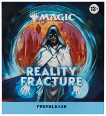 Mastermind mage Jace Beleren has pushed reality to its breaking point. An alternate Multiverse of his own creation threatens to overtake the current one, and just one brave team of heroes stands in the path of oblivion. Be on the lookout for twisted new reflections of Magic' legends as you explore Jace's Echoverse and his inner sanctum within the dystopian school of Hexhaven.
Contents:
• 6 Magic: Reality Fracture Play Boosters
• 1 traditional foil rare/mythic rare card
• Spindown life counter