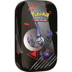 The Pokémon TCG: Scarlet & Violet—Black Bolt Mini Tins includes:

1 Random art mini tin
2 Pokémon TCG: Scarlet & Violet— Black Bolt booster packs
Each booster pack contains 10 cards and 1 Basic Energy. Cards vary by pack.