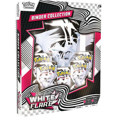 How Many Pages Can You Fill? Just like a Pokédex, a binder makes it easy to keep track of your Pokémon collection! With this 9-pocket binder, you can show off many of your favorite Pokémon TCG cards. Get a head start filling it up with 5 booster packs from the special Scarlet & Violet—White Flare expansion.