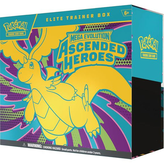 (PRE-ORDER FEB 2026) Pokemon TCG Mega Evolution - Ascended Heroes Elite Trainer Box