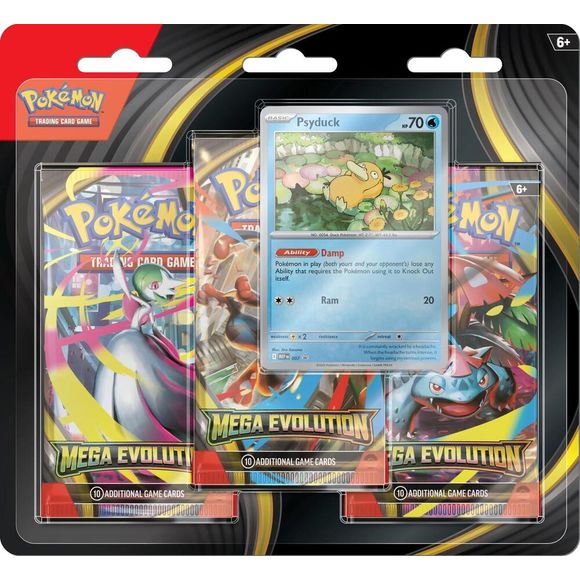 1 at Random - Promo is random - each contains 3 packs of Mega Evolution