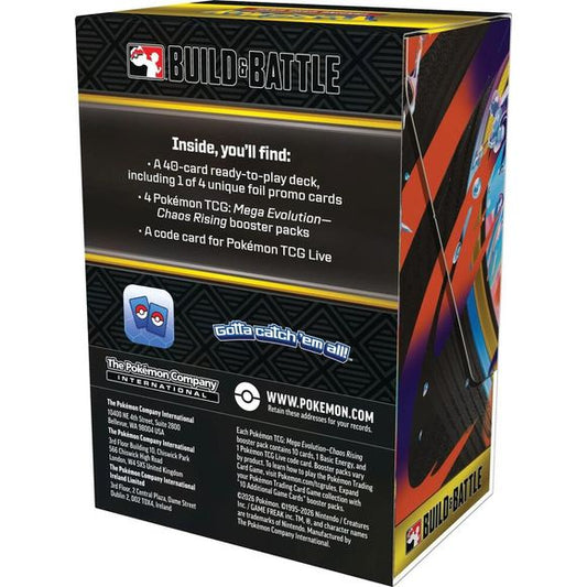 Pokemon TCG Mega Evolution - Chaos Rising ME04 Build & Battle Box