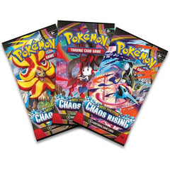 Pokemon TCG Mega Evolution - Chaos Rising ME04 3-Pack Blister