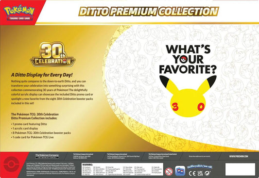 (PREORDER NOVEMBER 2026) Pokemon TCG 30th Celebration 30C Ditto Premium Collection