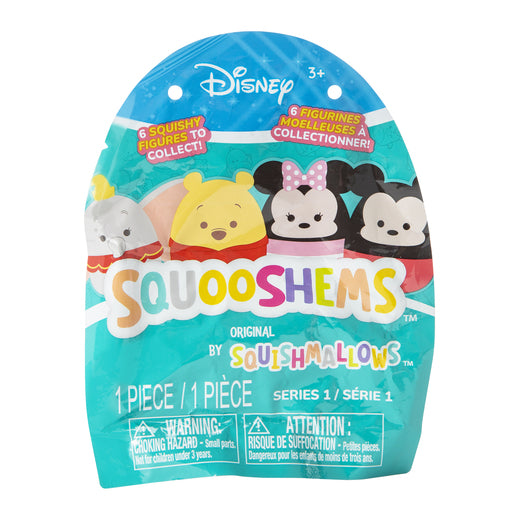 Get an adorable Disney character with a Squishmallows Squooshems blind bag. What cute, squishy surprise will you get!?
Collect all 6 super soft figures.