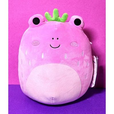 Squishmallow 8 in. Adabelle the Pink Strawberry Frog | Galactic Toys & Collectibles