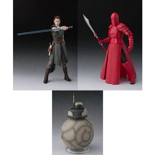 Bandai S.H. Figuarts Star Wars Last Jedi BB-4 Rey Praetorian Guard Figure Set | Galactic Toys & Collectibles