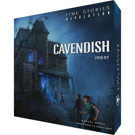 After their friend Damien goes missing, a group of reckless teens decide to search an old New England manor to see if they can find the boy. The temporal agents of TIME must travel back in time to enter the bodies of the kids looking for their friend and work to keep the timeline from unraveling. Cavendish is a new entry in the Time Stories Revolution series of games. Players will play as agents of TIME who can embody people from the past and use them as receptacles in order to solve mysteries and avoid pot