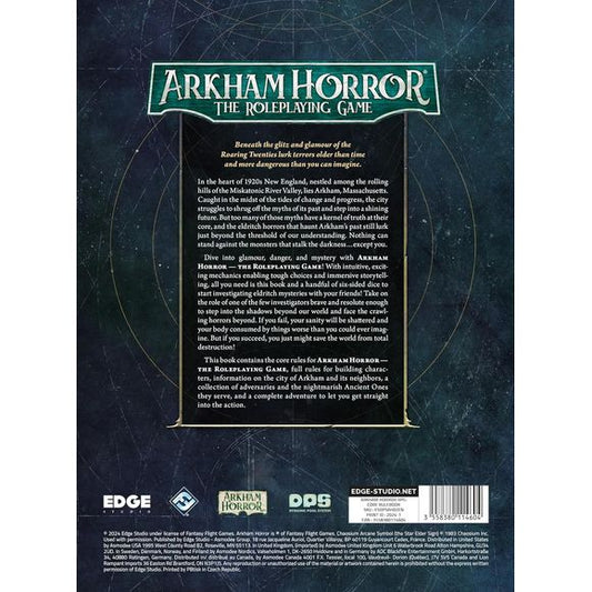 Edge Studio Arkham Horror RPG El juego de rol: Libro básico