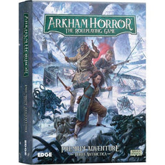 A huge box set with tons of components for a 50+ hour campaign; that is what awaits you with Terra Antarctica!

This premium Adventure for Arkham Horror RPG is a sequel to At the Mountains of Madness - one of the most famous H.P. Lovecraft stories of all time.

The investigators join a mission traveling to the frozen south. Once there, they’ll have to face deranged cultists, terrible monsters, and mind-shattering secrets from before humanity ever existed in order to rescue a lost expedition...and perhaps sa