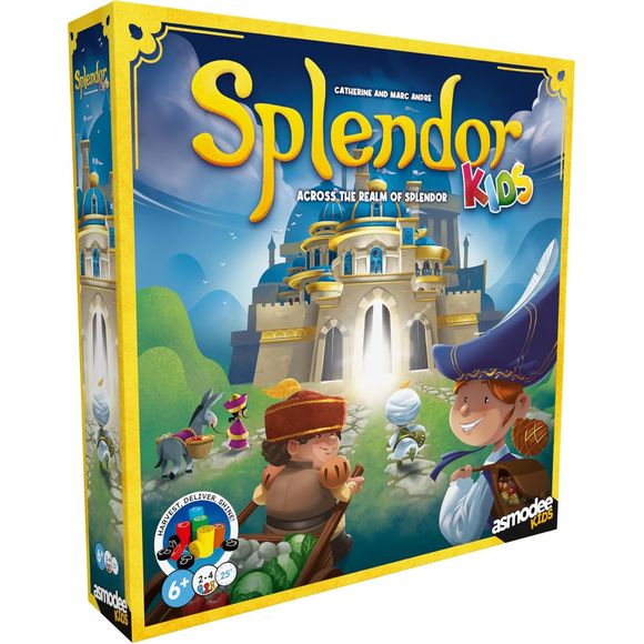 A child-friendly version of the hit game Splendor, Splendor Kids teaches resource management and tactical thinking in a colorful, cooperative setting.