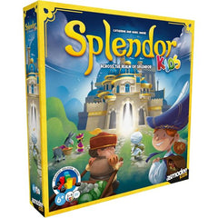 A child-friendly version of the hit game Splendor, Splendor Kids teaches resource management and tactical thinking in a colorful, cooperative setting.
