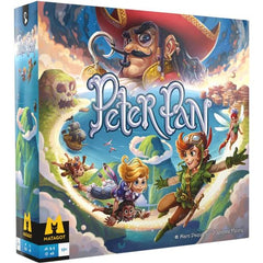 It’s panic in Neverland. Peter Pan’s sworn enemy, Captain Hook, has kidnapped the lost children! Peter, Tinker Bell, Wendy, Lily, John and Michael try to make sense of the visions they receive as they search for the lost children all the while evading the ever vigilant Captain Hook! Pan's Island is a cooperative game. The players form a team and help each other to win by finding 4 lost children. The game is lost if the players run into Captain Hook 5 times!