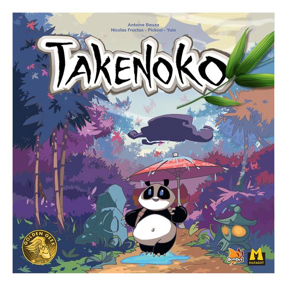 A board game for two to four players by renowned designer Antoine Bauza, Takenoko allows you to work the bamboo plantations and care for the Emperor's panda yourself. Colorful miniatures for the giant panda and the Emperor’s gardener suit the game's light-spirited tone, and these figures will be critical to your designs to grow the most beautiful bamboo stands. Takenoko includes more than four dozen plastic bamboo sections and twenty-eight beautifully illustrated garden plots, which combine to create a uniq