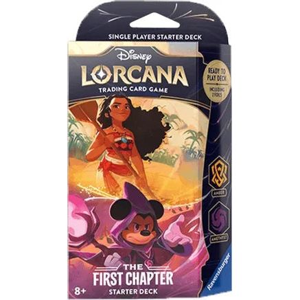 Disney Lorcana: The First Chapter Starter Deck - Amber and Amethyst | Galactic Toys & Collectibles