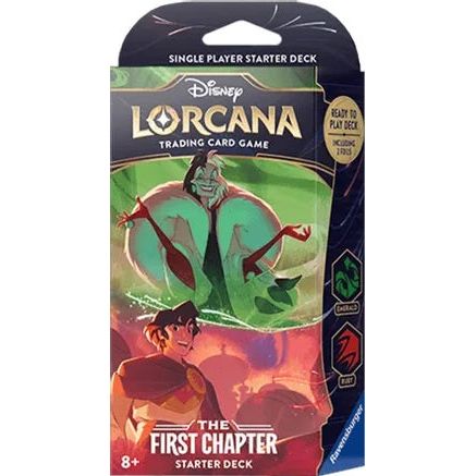 Disney Lorcana: The First Chapter Starter Deck - Emerald and Ruby | Galactic Toys & Collectibles