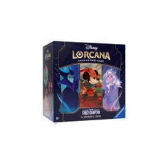 Wield magic inks and the power of Lorcana to assemble your team of Disney characters. Some characters will be familiar friends. Others will be fantastically reimagined. 

The ultimate treasure for both collectors and players, the Illumineers Trove includes a full-art storage box, two deck boxes, eight booster packs, a players guide, and more. The players guide offers a look into the world of Lorcana as well as a complete visual guide to all cards in Disney Lorcana: The First Chapter. Also included are deckb