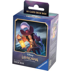 Disney Lorcana: The First Chapter - 80-Card Deck Box Captain Hook | Galactic Toys & Collectibles