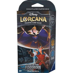 Disney Lorcana: Rise of the Floodborn Starter Deck - Amber and Sapphire | Galactic Toys & Collectibles