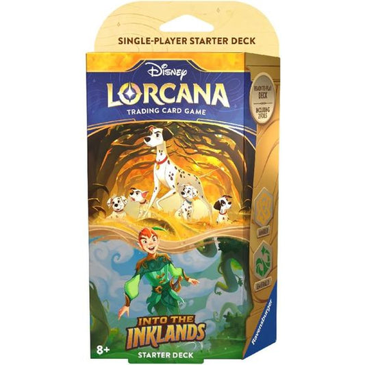 Disney Lorcana: Into the Inklands Starter Deck - Amber and Emerald | Galactic Toys & Collectibles